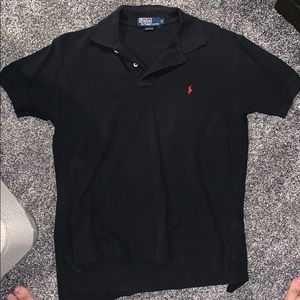 Men’s Black Polo Shirt Medium